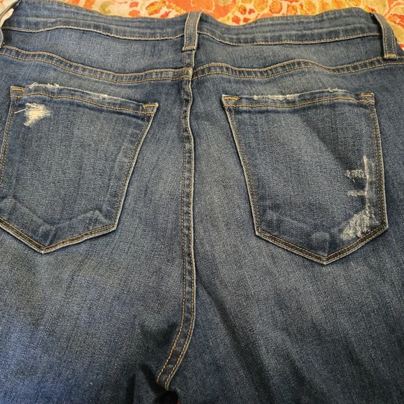 Flying Monkey Dark Blue Distressed Jeans - Picture 16 of 16